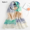 Top Seller Fashionable Lady Wool Blend Scarf Printing Merino Wool Scarf Women